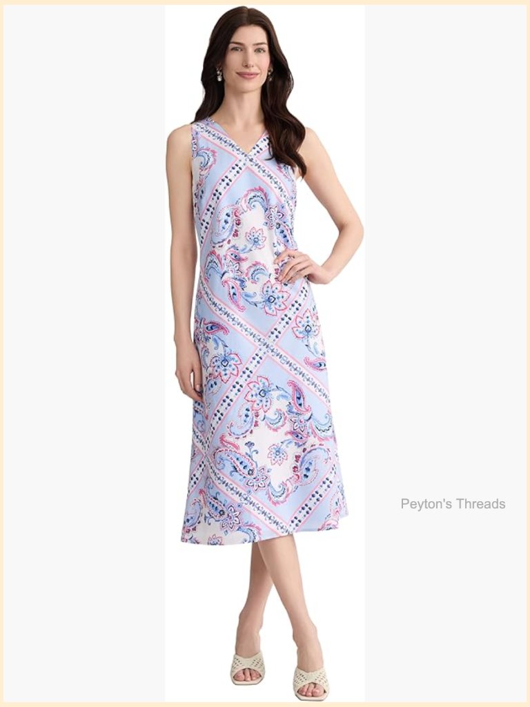 V-Neck Voile Midi Dress With Refined Tailoring For Work To Evening